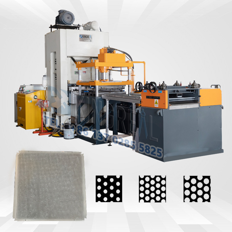 पूर्ण स्वयंचलित छिद्रित धातू उत्पादन लाइन