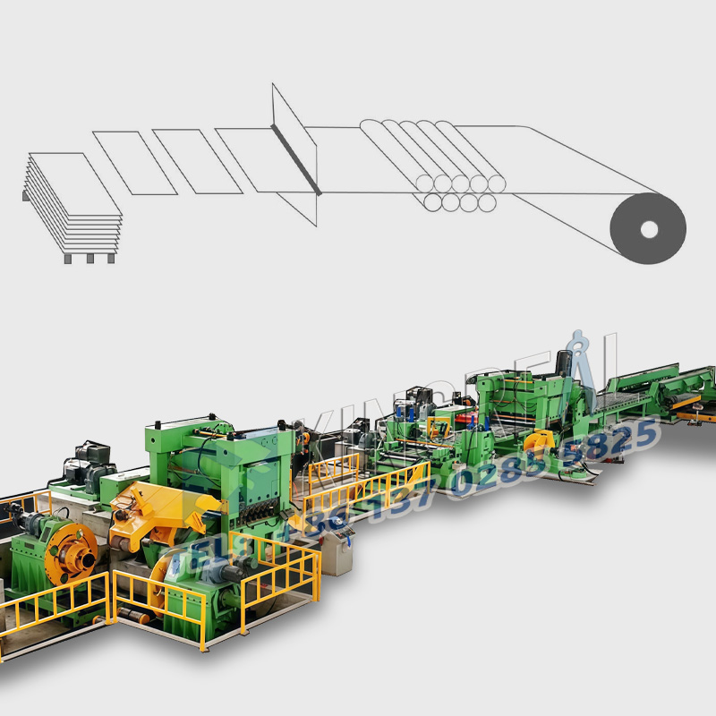 हेवी गेज कट टू लेन्थ मशीन