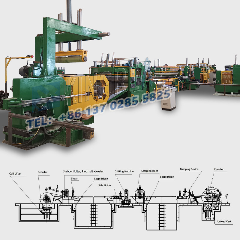 स्टेनलेस स्टील कॉइल स्लिटिंग मशीन